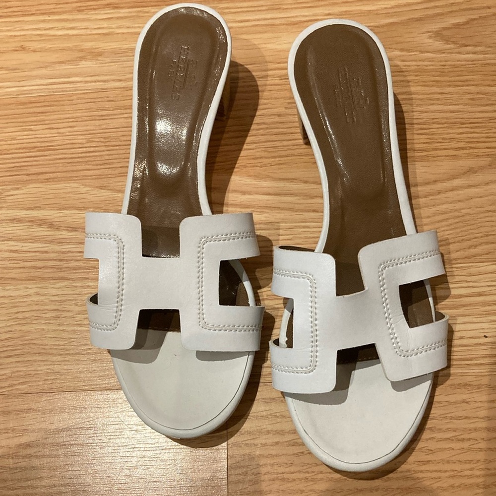 🛍️ Hermes size 38 Slide Sandals - gift - authentic